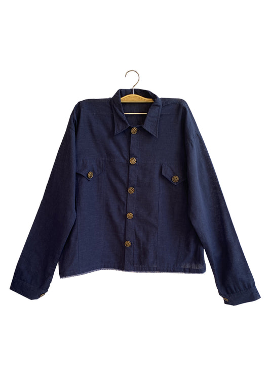 Denim Jacket - Navy Blue