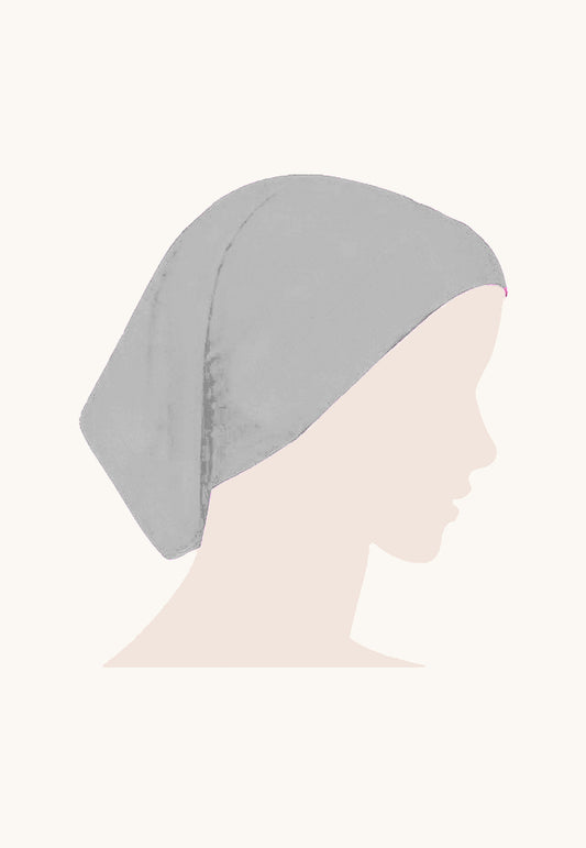 Tube Hijab Cap - Grey
