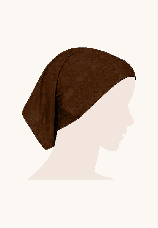 Tube Hijab Cap - Walnut Brown