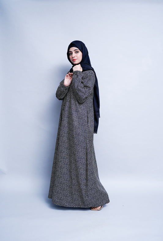 Lawn Abaya - Polka Dot