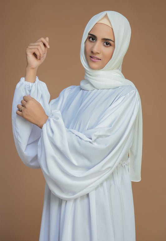 Princess Abaya - White