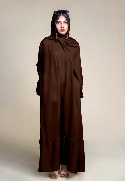 Meadow Abaya - Chocolate
