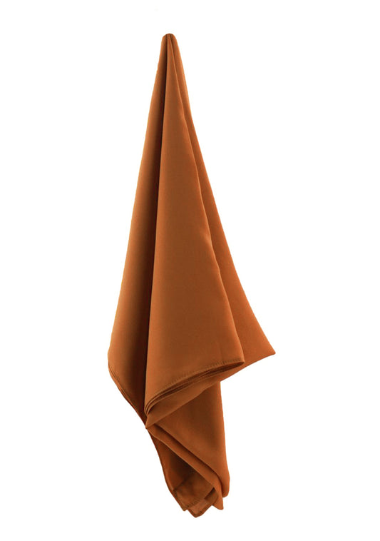 Premium Georgette Hijab - Caramel
