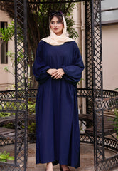 Drape Abaya - Navy Blue