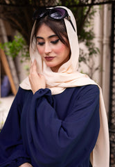 Drape Abaya - Navy Blue