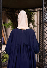 Drape Abaya - Navy Blue