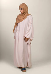 Drape Abaya - Light Beige