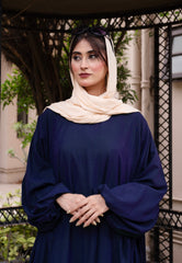 Drape Abaya - Navy Blue