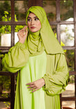 Midnight Denim abaya - Grey