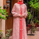 Blooming Aura - Kimono Abaya