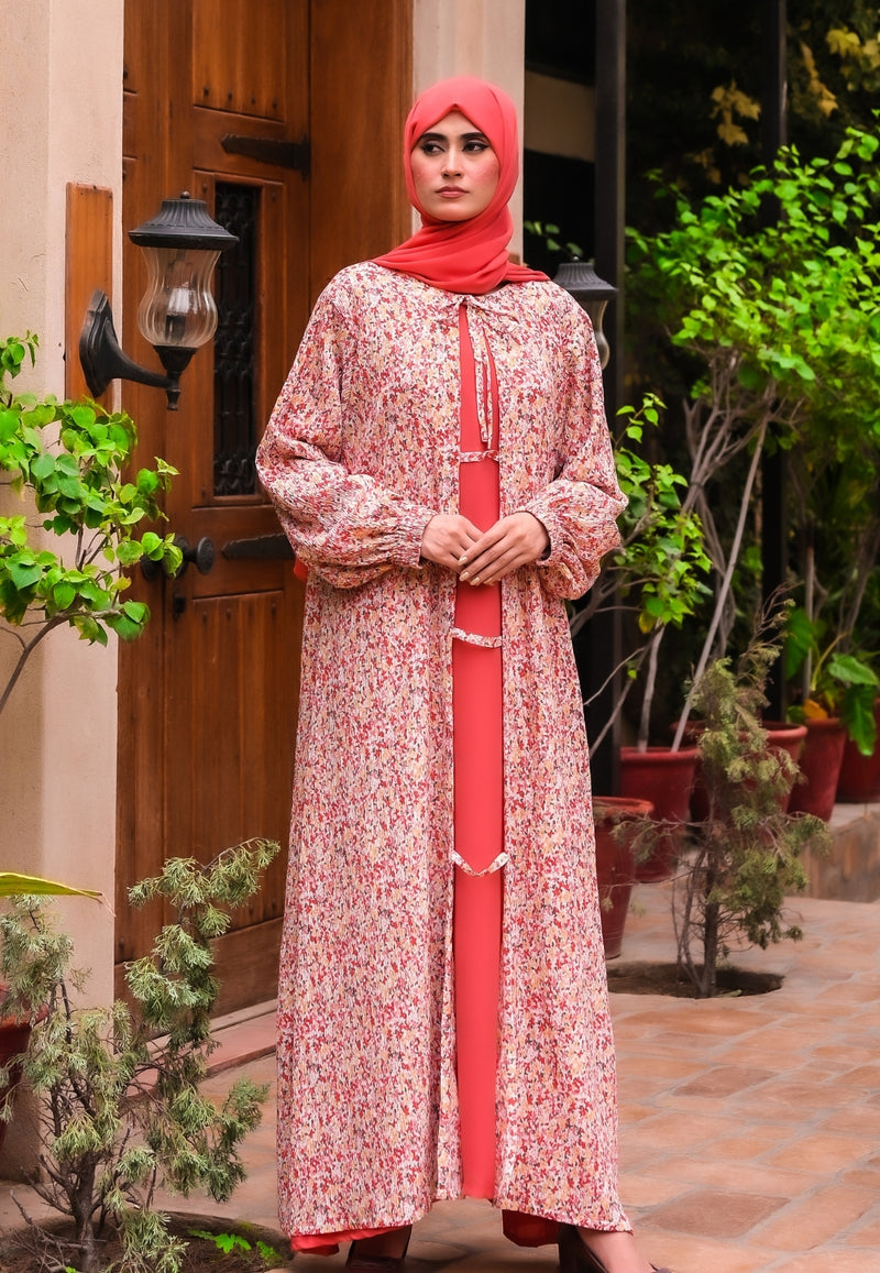 women kimono dress abaya pink Pink Kimono Abaya