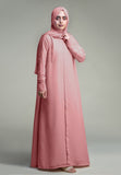 Splendor Abaya - Peachy Pink