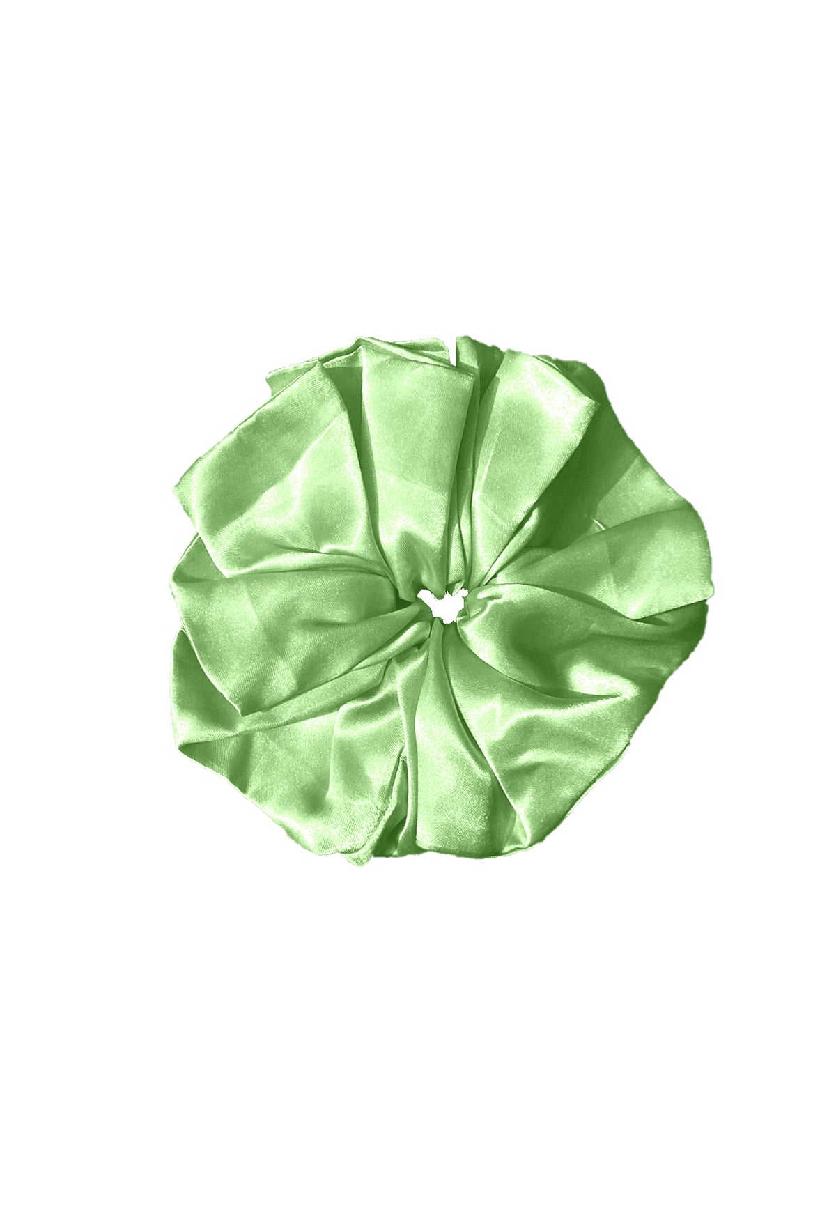 Silk Scrunchie - Mint Green