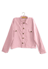 Denim Jacket - Baby Pink