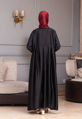 Ruwaida Luxe Abaya - Black