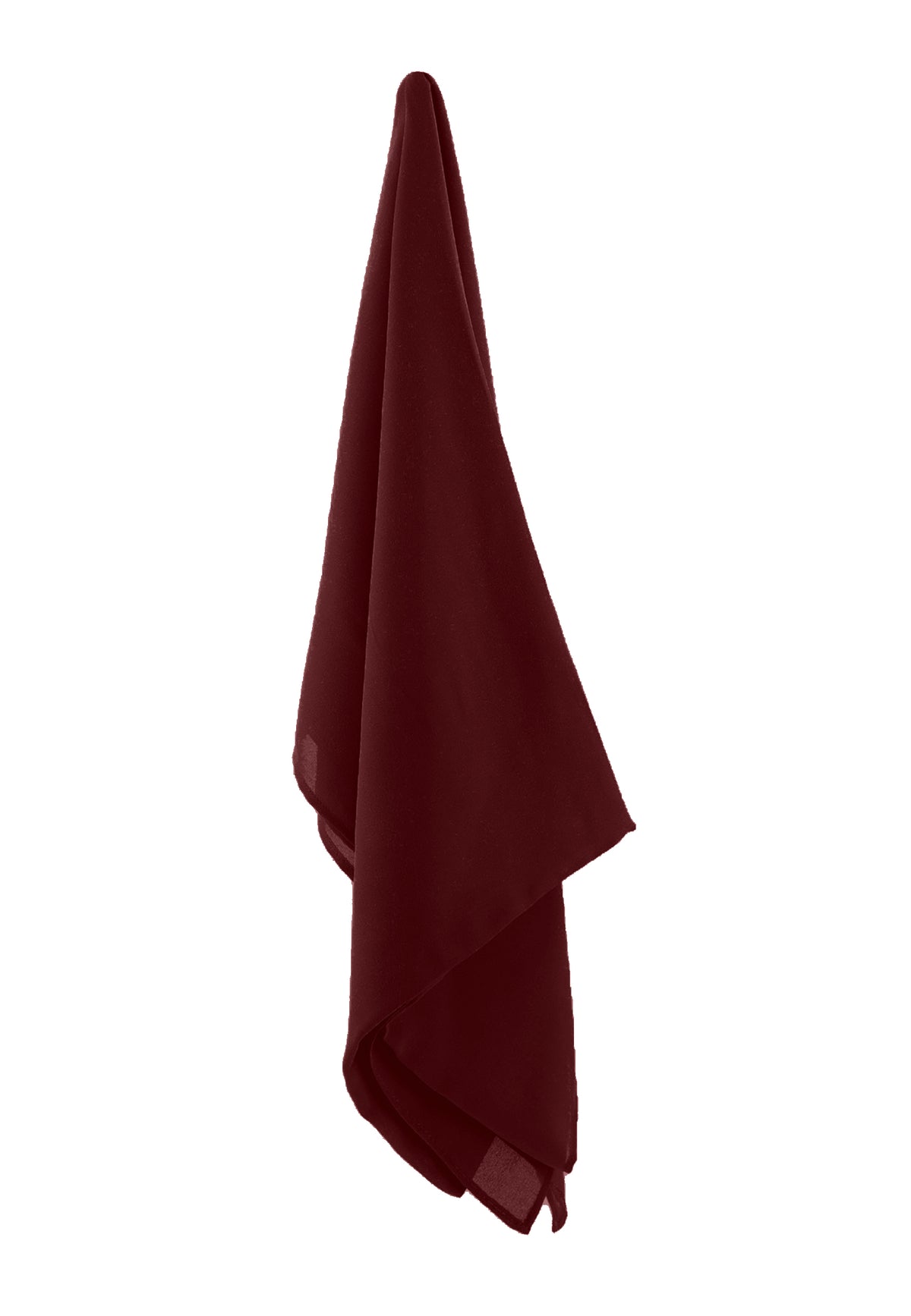 Premium Georgette Hijab - Maroon