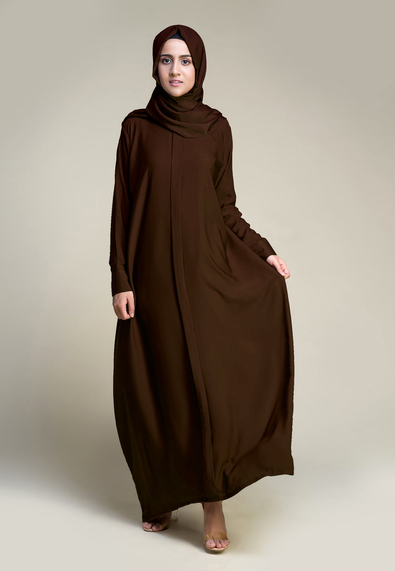 Splendor Abaya - Chocolate