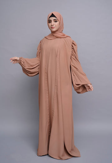 Caramel Grace Kimono Abaya