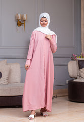 Splendor Abaya - Baby Pink