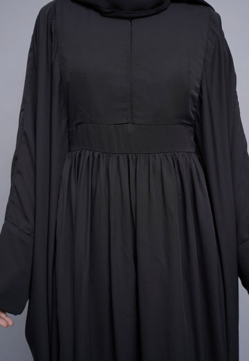 Butterfly Fit Black Abaya