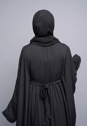 Butterfly Fit Black Abaya