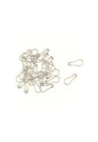 Coil Less Hijab Safety Pins - Silver (Pack of 50)