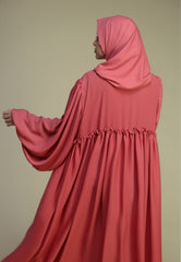 Princess Abaya - Salmon Pink