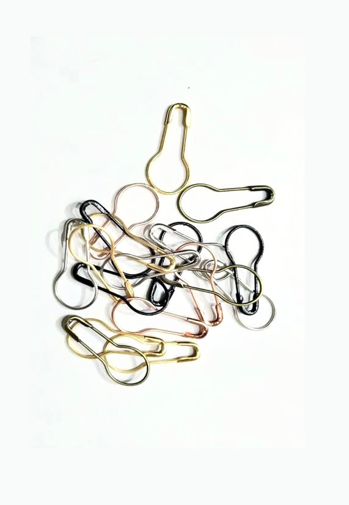 Coil Less Hijab Pins - Silver,Golden&Black(Pack of 50)