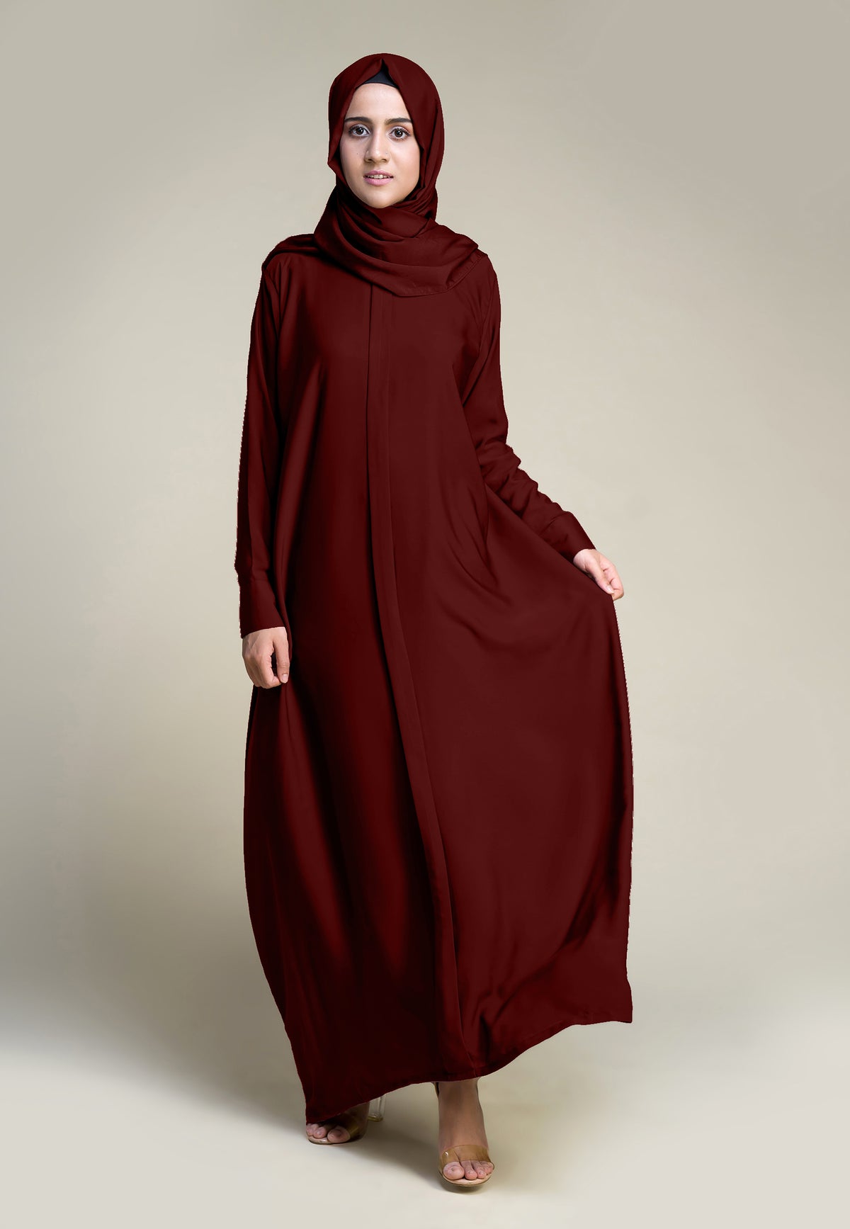 Splendor Abaya - Maroon