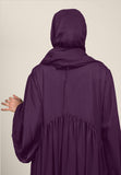Drape Abaya - Purple