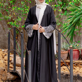 Yasmin - Embroidered Kimono Abaya