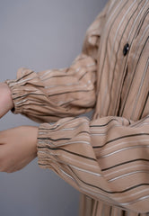 Lawn Abaya - Beige