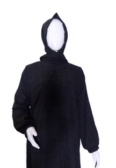 Lawn Abaya - Black Checked
