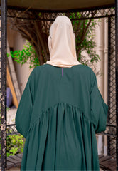 Drape Abaya - Dark Green