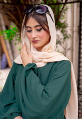 Drape Abaya - Dark Green