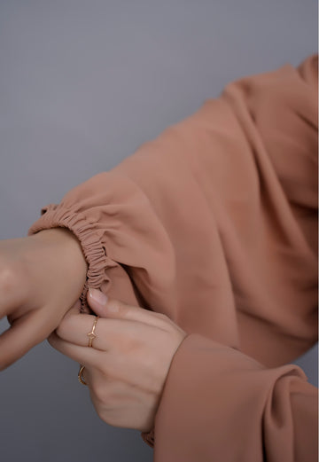 Caramel Grace Kimono Abaya