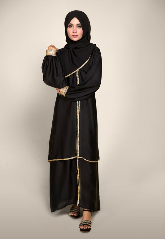 Selenite Abaya - Black