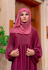 Fantasy Abaya - Maroon