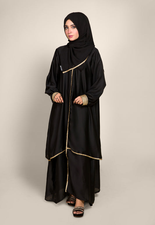 Selenite Abaya - Black