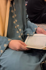 The Emerald Embroidered Abaya