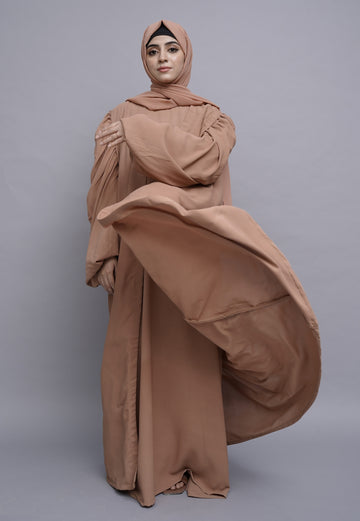 Caramel Grace Kimono Abaya