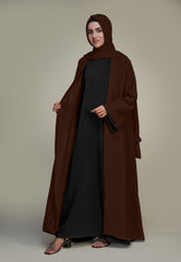 Kimono Abaya - Chocolate