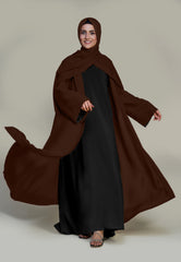 Kimono Abaya - Chocolate