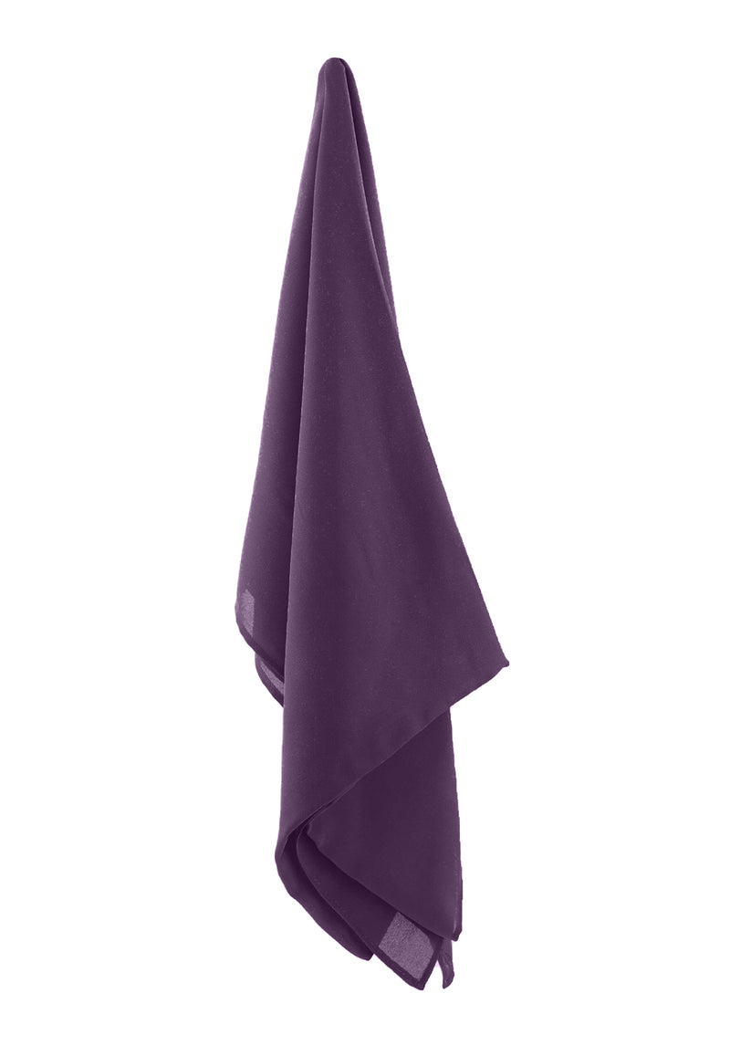 Premium Georgette Hijab - Purple
