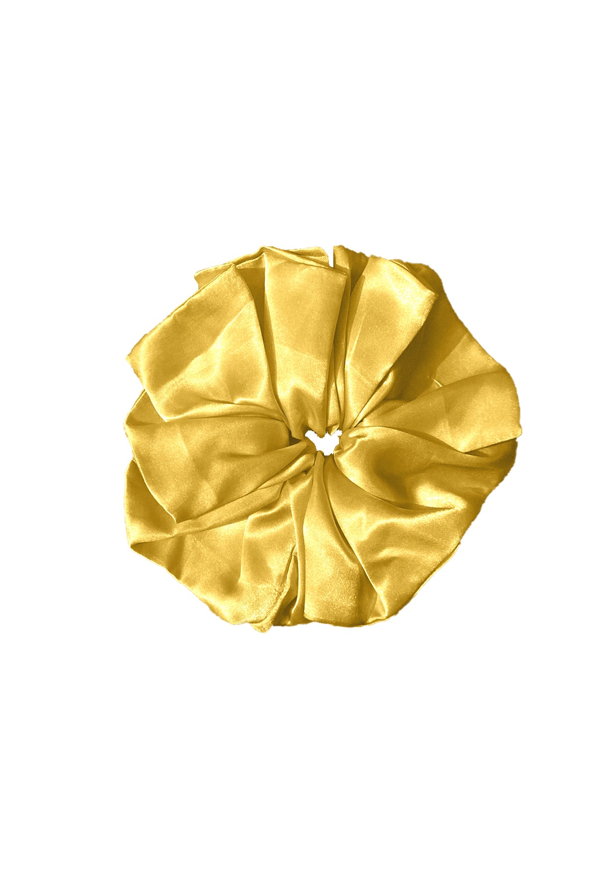 Silk Scrunchie - Yellow