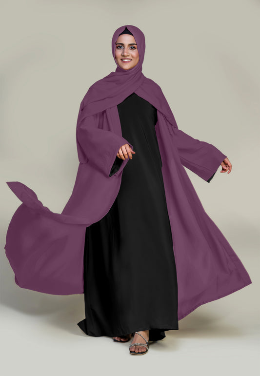 Kimono Abaya - Purple