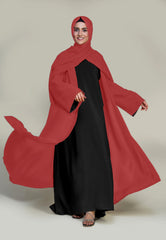 Kimono Abaya - Salmon Pink