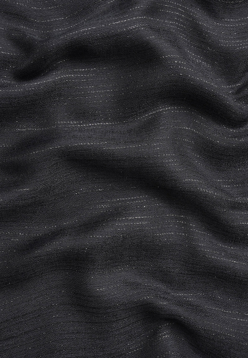 Zari Lawn Hijab - Black