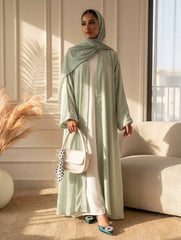 Soft Pastel Kimono Abaya
