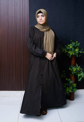 Lawn Abaya - Lightweight Stripes